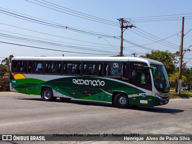 Redenção Turismo 7110 na cidade de Jacareí, São Paulo, Brasil, por Henrique Alves de Paula Silva. Número da foto: #9295629.