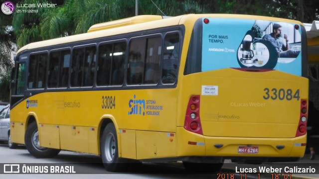 Transporte Coletivo Estrela 33084 na cidade de Florianópolis, Santa Catarina, Brasil, por Lucas Weber Calizario. Número da foto: #9295469.