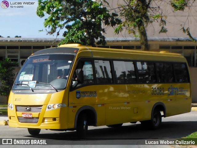Transporte Coletivo Estrela 33082 na cidade de Florianópolis, Santa Catarina, Brasil, por Lucas Weber Calizario. Número da foto: #9298141.