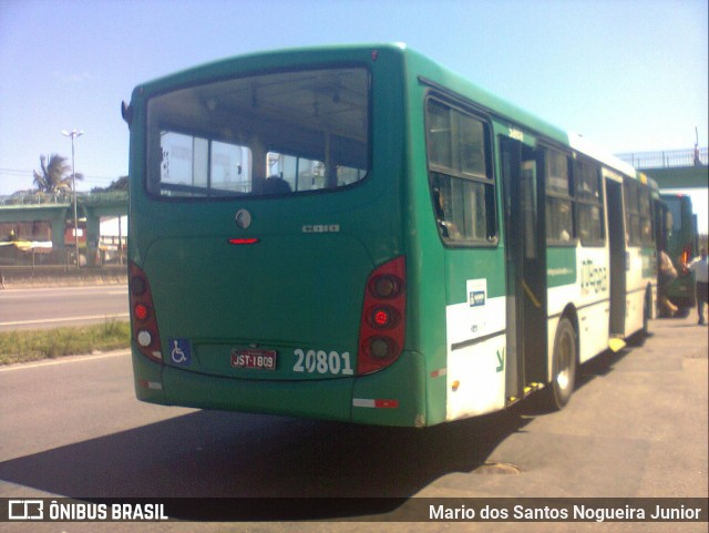 OT Trans - Ótima Salvador Transportes 20801 na cidade de Salvador, Bahia, Brasil, por Mario dos Santos Nogueira Junior. ID da foto: 9295323.