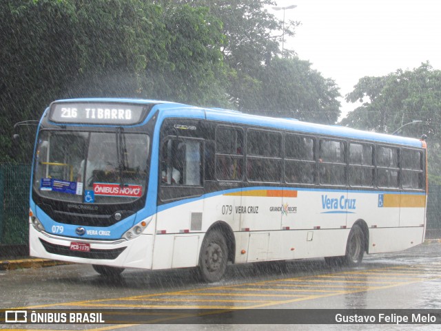 Expresso Vera Cruz 079 na cidade de Recife, Pernambuco, Brasil, por Gustavo Felipe Melo. Número da foto: #9296803.