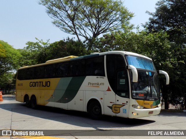 Empresa Gontijo de Transportes 16035 na cidade de São Paulo, São Paulo, Brasil, por FELIPE ALMEIDA. ID da foto: 9296936.