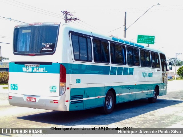 Viação Jacareí 535 na cidade de Jacareí, São Paulo, Brasil, por Henrique Alves de Paula Silva. ID da foto: 9295630.