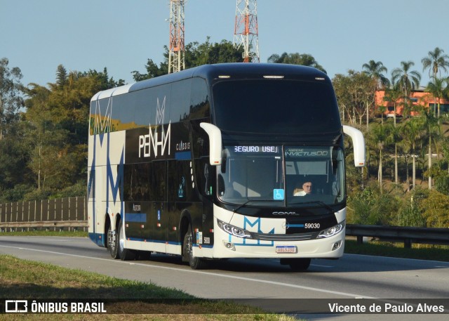 Empresa de Ônibus Nossa Senhora da Penha 59030 na cidade de Santa Isabel, São Paulo, Brasil, por Vicente de Paulo Alves. Número da foto: #9296574.