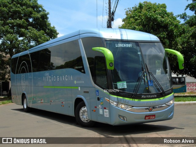 Viação Garcia 8184 na cidade de Paranavaí, Paraná, Brasil, por Robson Alves. Número da foto: #9299948.