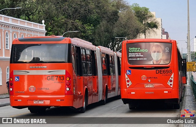 Cristo Rei > CCD Transporte Coletivo > SPE Via Mobilidade S/A DE698 na cidade de Curitiba, Paraná, Brasil, por Claudio Luiz. Número da foto: #9300108.