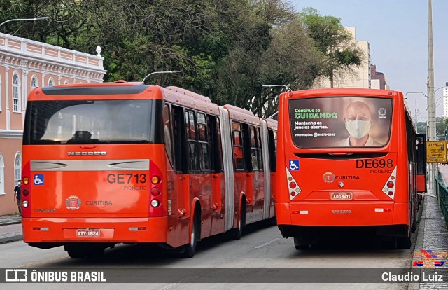 Cristo Rei > CCD Transporte Coletivo > SPE Via Mobilidade S/A DE698 na cidade de Curitiba, Paraná, Brasil, por Claudio Luiz. ID da foto: 9300108.