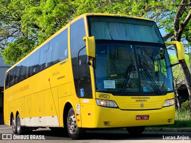 Viação Itapemirim 49025 na cidade de Vitória, Espírito Santo, Brasil, por Lucas Anjos. ID da foto: 9300583.