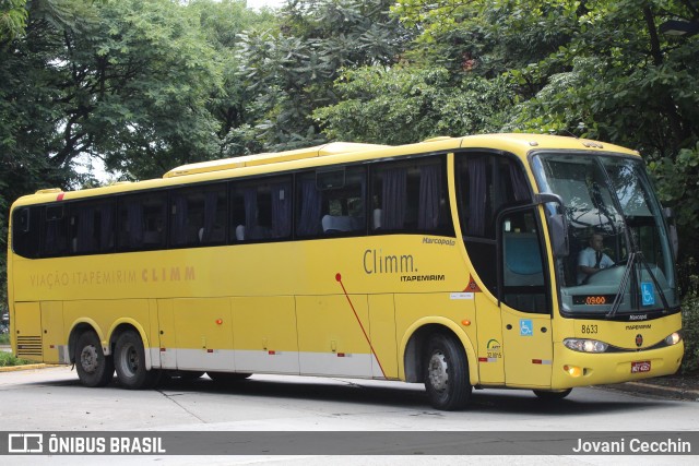 Viação Itapemirim 8633 na cidade de São Paulo, São Paulo, Brasil, por Jovani Cecchin. ID da foto: 9301107.