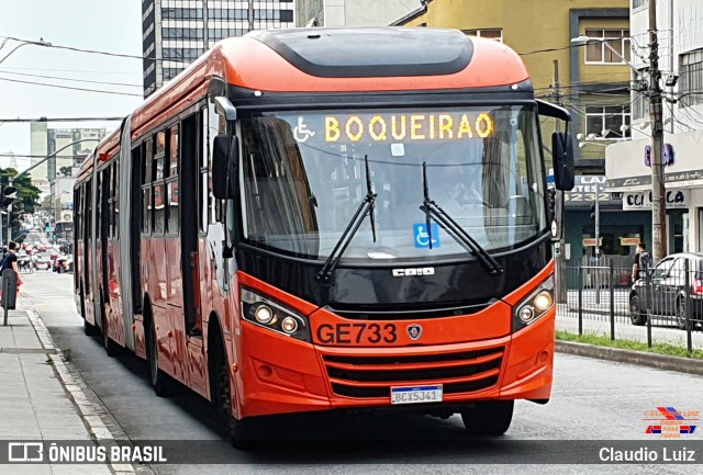 Viação Cidade Sorriso GE733 na cidade de Curitiba, Paraná, Brasil, por Claudio Luiz. ID da foto: 9300149.