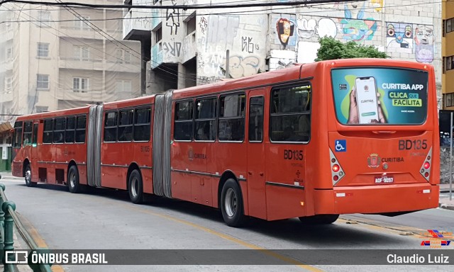 Transporte Coletivo Glória BD135 na cidade de Curitiba, Paraná, Brasil, por Claudio Luiz. ID da foto: 9300179.