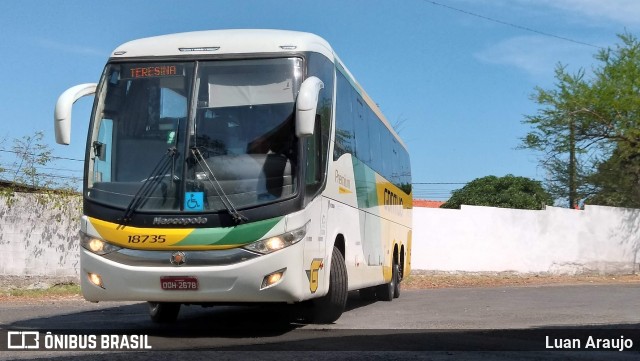 Empresa Gontijo de Transportes 18735 na cidade de Teresina, Piauí, Brasil, por Luan Araujo. Número da foto: #9299015.