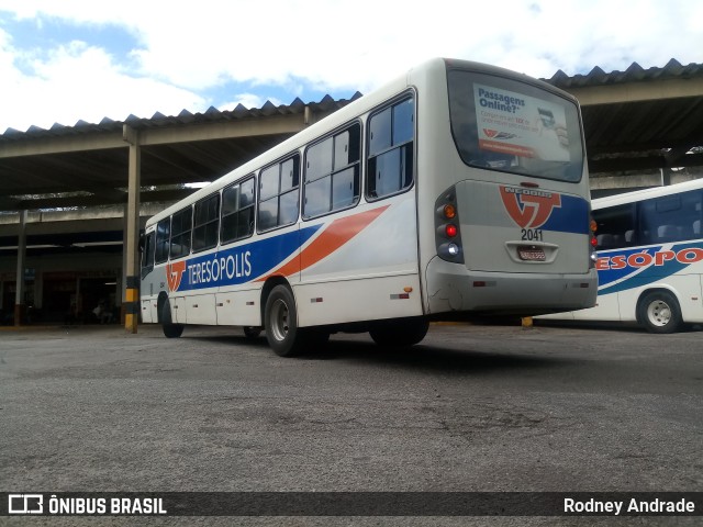 Viação Teresópolis 2041 na cidade de Teresópolis, Rio de Janeiro, Brasil, por Rodney Andrade. Número da foto: #9299210.