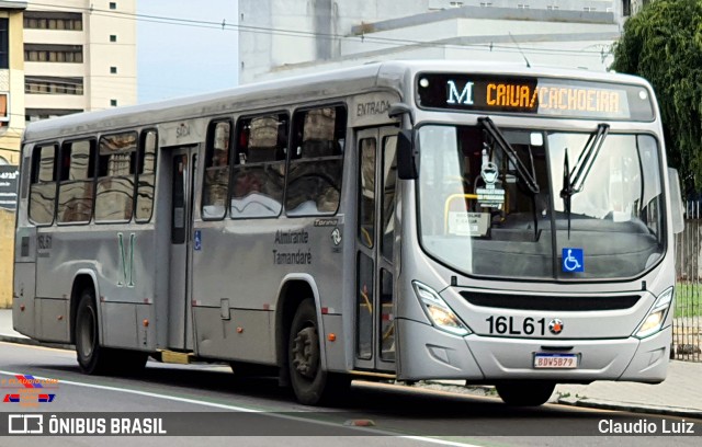 Viação Tamandaré 16L61 na cidade de Curitiba, Paraná, Brasil, por Claudio Luiz. ID da foto: 9300013.