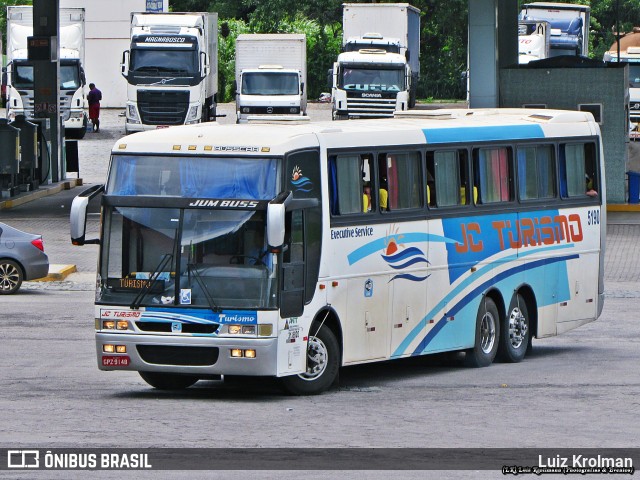 JC Turismo 5190 na cidade de Juiz de Fora, Minas Gerais, Brasil, por Luiz Krolman. ID da foto: 9298797.