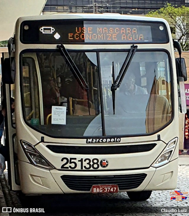 Viação Castelo Branco 25138 na cidade de Curitiba, Paraná, Brasil, por Claudio Luiz. Número da foto: #9299952.
