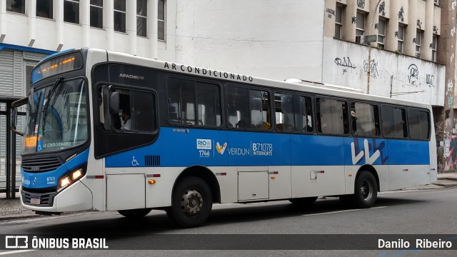 Viação Verdun B71078 na cidade de Rio de Janeiro, Rio de Janeiro, Brasil, por Danilo  Ribeiro. Número da foto: #9300243.
