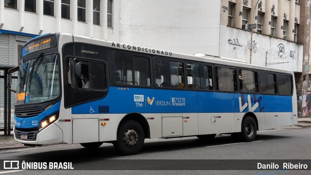 Viação Verdun B71078 na cidade de Rio de Janeiro, Rio de Janeiro, Brasil, por Danilo  Ribeiro. ID da foto: 9300243.