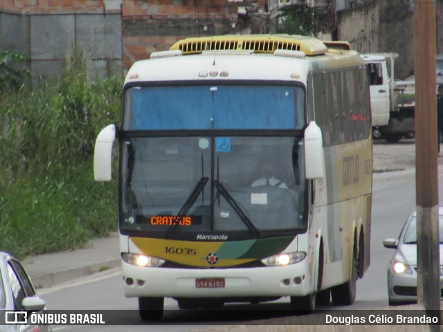 Empresa Gontijo de Transportes 16035 na cidade de Belo Horizonte, Minas Gerais, Brasil, por Douglas Célio Brandao. ID da foto: 9300437.