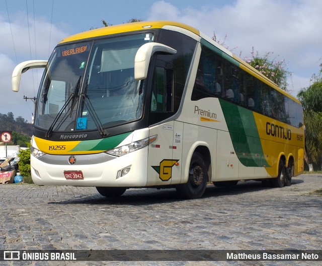 Empresa Gontijo de Transportes 19255 na cidade de Juiz de Fora, Minas Gerais, Brasil, por Mattheus Bassamar Neto. Número da foto: #9298681.