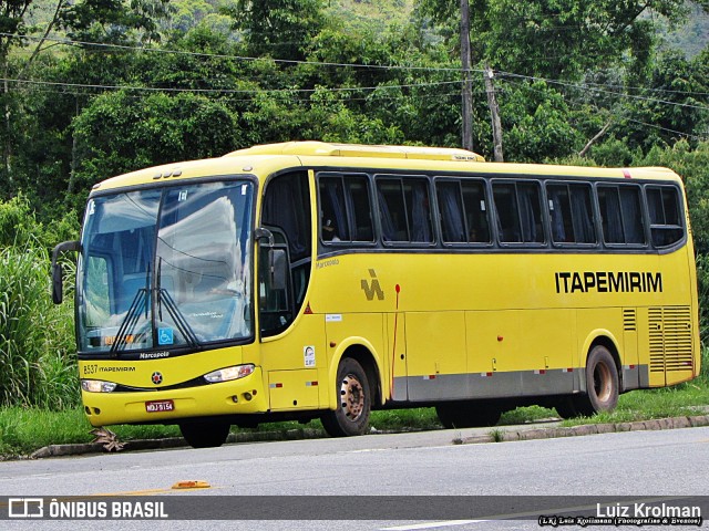 Viação Itapemirim 8537 na cidade de Juiz de Fora, Minas Gerais, Brasil, por Luiz Krolman. ID da foto: 9298816.