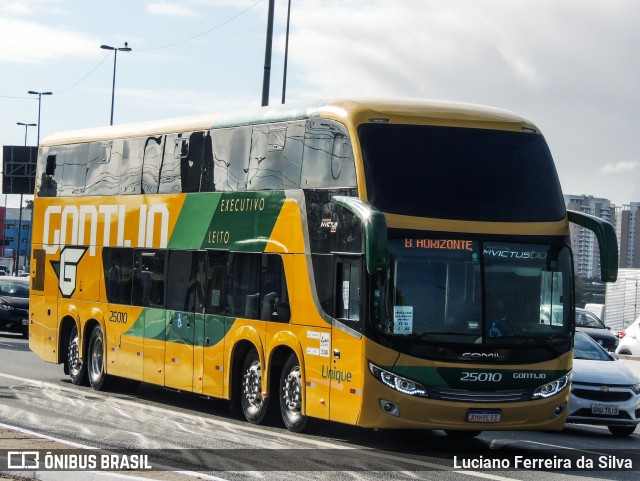 Empresa Gontijo de Transportes 25010 na cidade de São Paulo, São Paulo, Brasil, por Luciano Ferreira da Silva. ID da foto: 9300227.