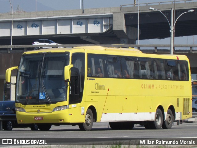 Viação Itapemirim 9535 na cidade de Rio de Janeiro, Rio de Janeiro, Brasil, por Willian Raimundo Morais. ID da foto: 9299708.