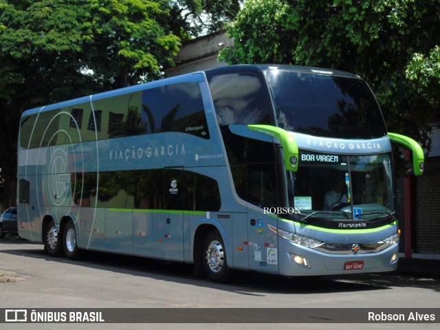 Viação Garcia 8623 na cidade de Nova Esperança, Paraná, Brasil, por Robson Alves. Número da foto: #9300015.