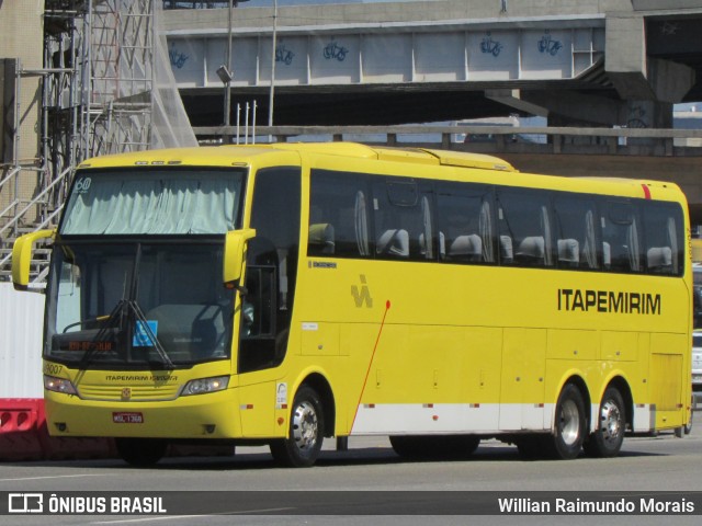 Viação Itapemirim 49007 na cidade de Rio de Janeiro, Rio de Janeiro, Brasil, por Willian Raimundo Morais. ID da foto: 9302623.