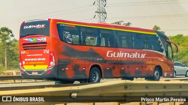 Guimatur Transporte e Turismo 1750 na cidade de Sumaré, São Paulo, Brasil, por Prisco Martin Pereira. ID da foto: 9304428.