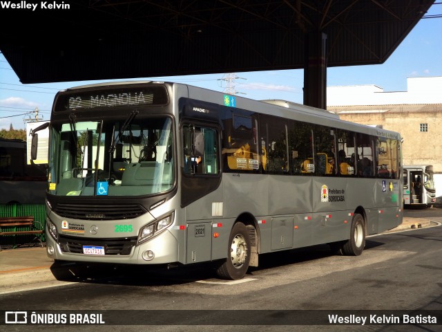 City Transporte Urbano Intermodal Sorocaba 2695 na cidade de Sorocaba, São Paulo, Brasil, por Weslley Kelvin Batista. Número da foto: #9303009.