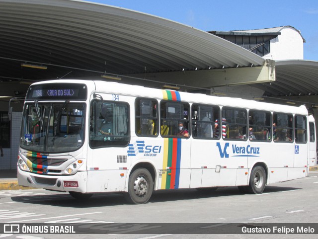 Expresso Vera Cruz 134 na cidade de Jaboatão dos Guararapes, Pernambuco, Brasil, por Gustavo Felipe Melo. ID da foto: 9302239.