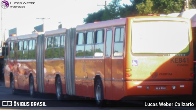 Viação Tamandaré KE841 na cidade de Curitiba, Paraná, Brasil, por Lucas Weber Calizario. ID da foto: 9302110.