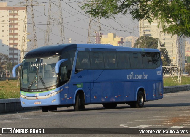 UTIL - União Transporte Interestadual de Luxo 9802 na cidade de São José dos Campos, São Paulo, Brasil, por Vicente de Paulo Alves. ID da foto: 9303125.