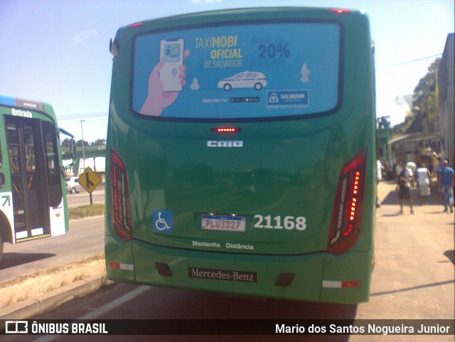 OT Trans - Ótima Salvador Transportes 21168 na cidade de Salvador, Bahia, Brasil, por Mario dos Santos Nogueira Junior. Número da foto: #9302464.