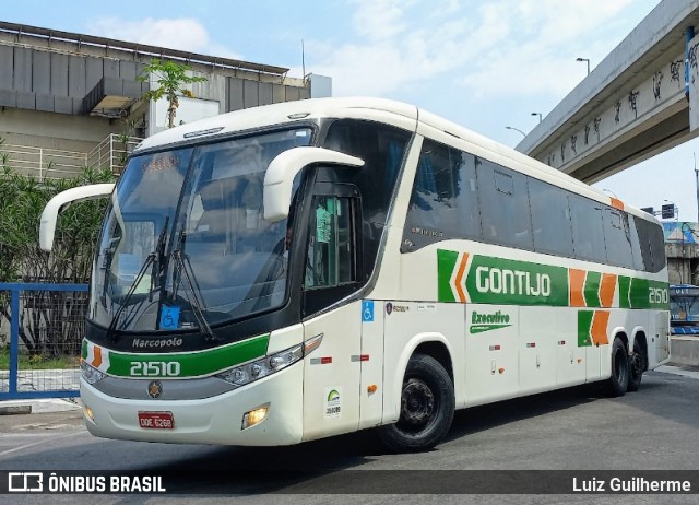 Empresa Gontijo de Transportes 21510 na cidade de Rio de Janeiro, Rio de Janeiro, Brasil, por Luiz Guilherme. ID da foto: 9303560.