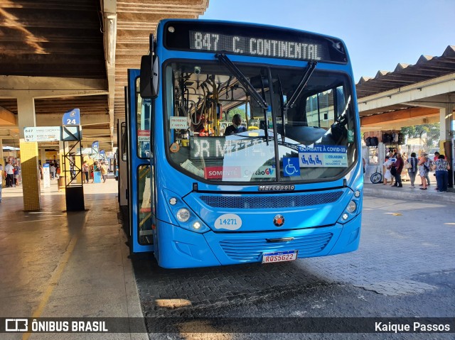 Serramar Transporte Coletivo 14271 na cidade de Serra, Espírito Santo, Brasil, por Kaique Passos. Número da foto: #9303588.