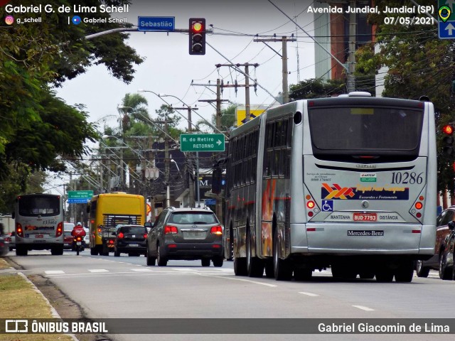 Rápido Campinas 10286 na cidade de Jundiaí, São Paulo, Brasil, por Gabriel Giacomin de Lima. Número da foto: #9303753.