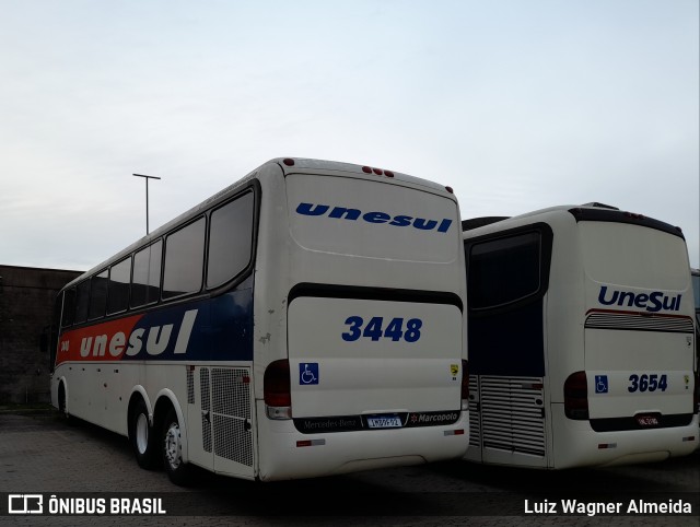 Unesul de Transportes 3448 na cidade de Porto Alegre, Rio Grande do Sul, Brasil, por Luiz Wagner Almeida. Número da foto: #9303067.