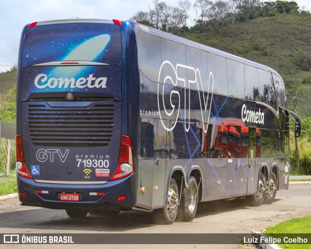 Viação Cometa 719300 na cidade de Juiz de Fora, Minas Gerais, Brasil, por Luiz Felipe Coelho. ID da foto: 9304486.