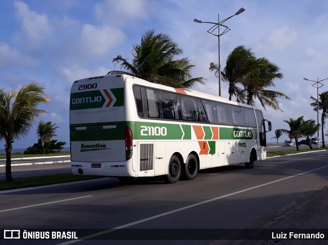 Empresa Gontijo de Transportes 21100 na cidade de Maceió, Alagoas, Brasil, por Luiz Fernando. ID da foto: 9303804.