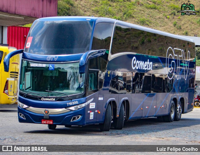 Viação Cometa 719300 na cidade de Juiz de Fora, Minas Gerais, Brasil, por Luiz Felipe Coelho. ID da foto: 9304482.