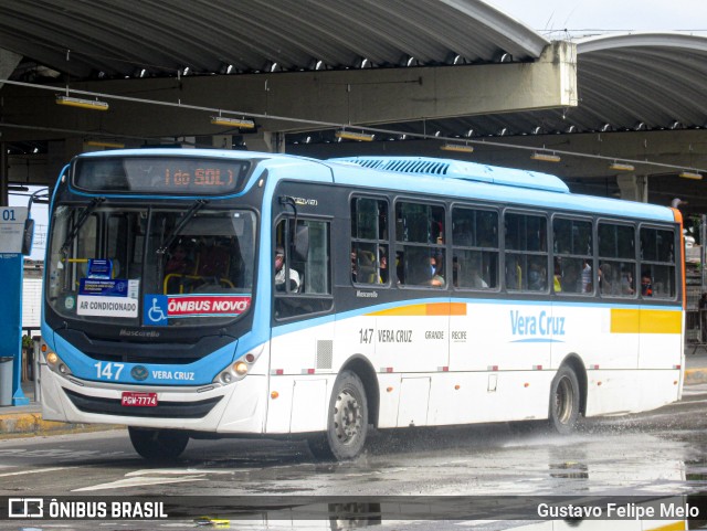 Expresso Vera Cruz 147 na cidade de Jaboatão dos Guararapes, Pernambuco, Brasil, por Gustavo Felipe Melo. Número da foto: #9302255.