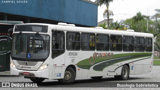 Viação Graciosa 97 na cidade de Paranaguá, Paraná, Brasil, por Busologia Gabrielística. Número da foto: #9303104.