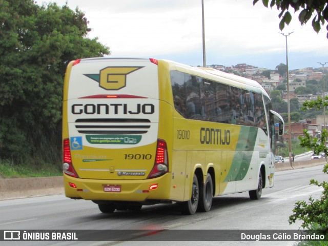 Empresa Gontijo de Transportes 19010 na cidade de Belo Horizonte, Minas Gerais, Brasil, por Douglas Célio Brandao. Número da foto: #9307659.