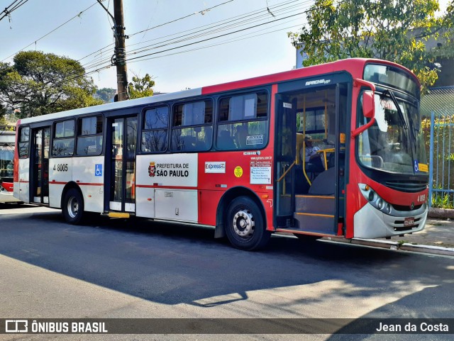 Express Transportes Urbanos Ltda 4 8005 na cidade de São Paulo, São Paulo, Brasil, por Jean da Costa. Número da foto: #9307530.