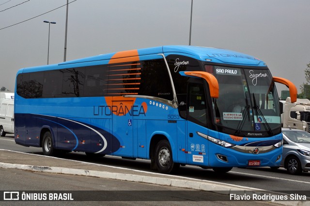 Litorânea Transportes Coletivos 5053 na cidade de São Paulo, São Paulo, Brasil, por Flavio Rodrigues Silva. ID da foto: 9306427.