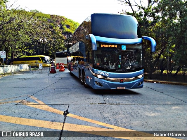 Viação Águia Branca 50470 na cidade de São Paulo, São Paulo, Brasil, por Gabriel Garves. Número da foto: #9305468.