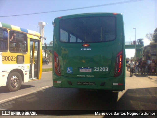 OT Trans - Ótima Salvador Transportes 21203 na cidade de Salvador, Bahia, Brasil, por Mario dos Santos Nogueira Junior. Número da foto: #9305115.