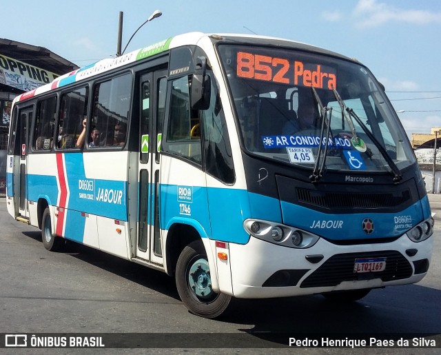 Auto Viação Jabour D86063 na cidade de Rio de Janeiro, Rio de Janeiro, Brasil, por Pedro Henrique Paes da Silva. ID da foto: 9306956.